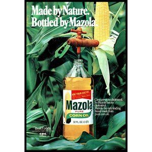 1978 Mazola Made By Nature Vintage Print Ad Corn Oil